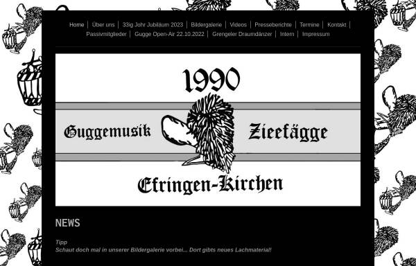 Vorschau von www.zieefaegge.de, Guggemusik Zieefägge e.V.