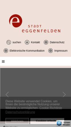 Vorschau der mobilen Webseite www.eggenfelden.de, Eggenfelden