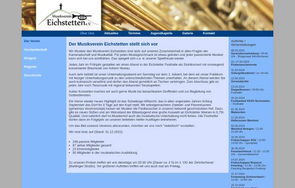 Vorschau von www.mveichstetten.de, Musikverein Eichstetten
