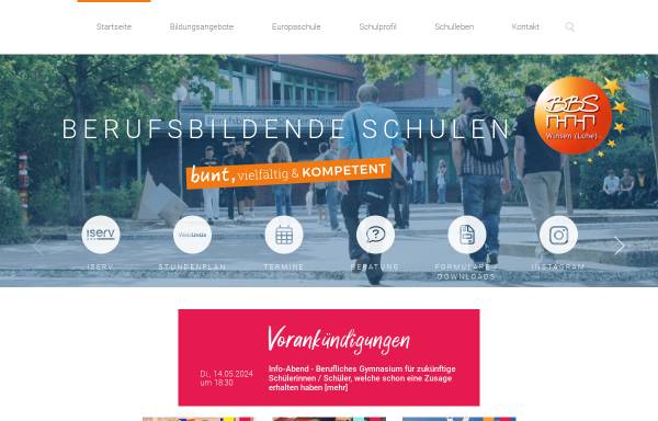 Vorschau von web.bbs-winsen.de, Berufsbildende Schulen