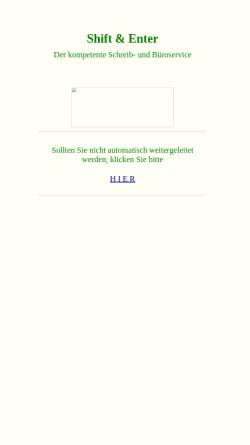 Vorschau der mobilen Webseite www.schreibstube.holtzwurm.de, Büroservice Eitorf Elisabeth Holtzheimer
