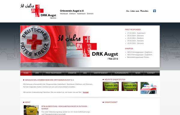 Vorschau von www.drk-augst.de, DRK Ortsverein Augst e.V.