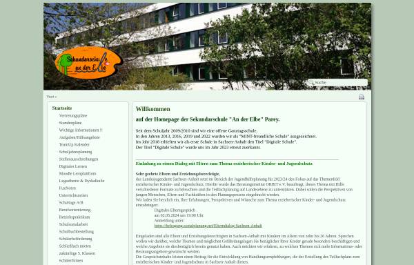 Vorschau von www.sks-parey.bildung-lsa.de, Sekundarschule Parey