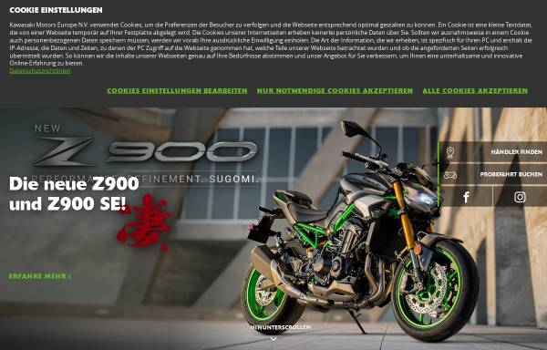 Vorschau von www.kawasaki.at, Kawasaki Österreich