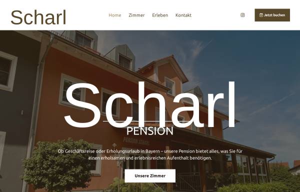 Vorschau von www.pensionscharl.de, Pension Scharl