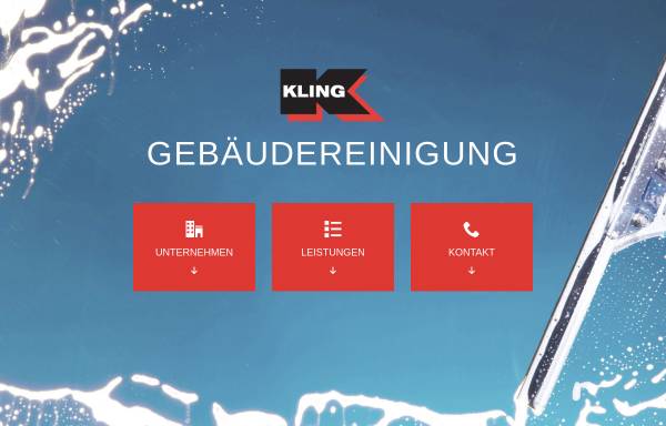 Vorschau von www.kling-reinigung.de, Kling GmbH & Co. Erd- und Tiefbau KG