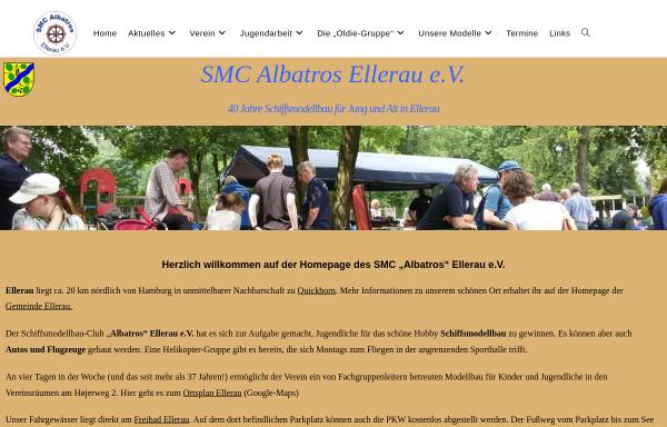 Vorschau von www.smc-albatros-ellerau.de, Schiffsmodellbau-Club Albatros Ellerau e.V.