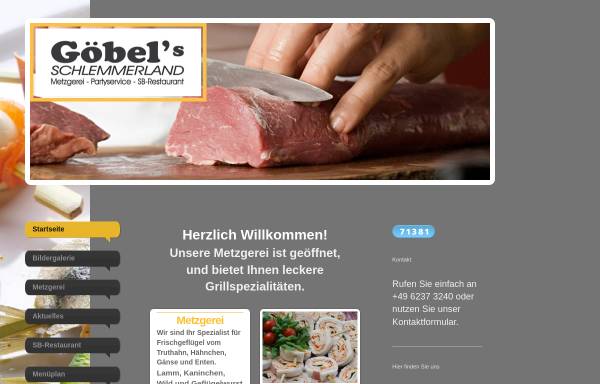 Vorschau von www.goebel-schlemmerland.de, Göbel's Geflügel-Schlemmerland GmbH