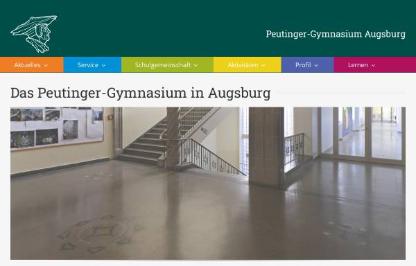 Vorschau von www.peutinger-gymnasium-augsburg.de, Peutinger Gymnasium