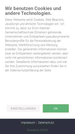 Vorschau der mobilen Webseite www.kgse.de, KGSE - Kooperative Gesamtschule Elmshorn