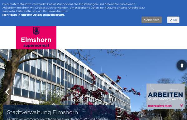 Vorschau von www.elmshorn.de, Stadt Elmshorn