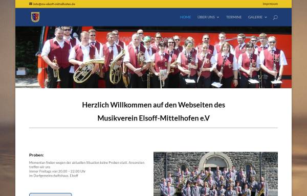 Vorschau von www.mv-elsoff-mittelhofen.de, Musikverein Elsoff-Mittelhofen e.V.