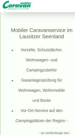 Vorschau der mobilen Webseite www.mobiler-caravanservice.de, Mobiler Caravan Service
