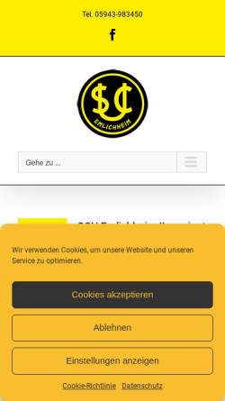 Vorschau der mobilen Webseite www.scu-emlichheim.de, SC Union Emlichheim