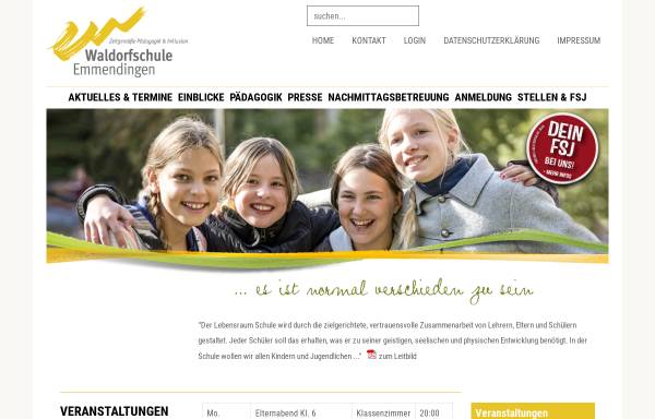 Vorschau von www.waldorfschule-emmendingen.de, Integrative Waldorfschule Emmendingen