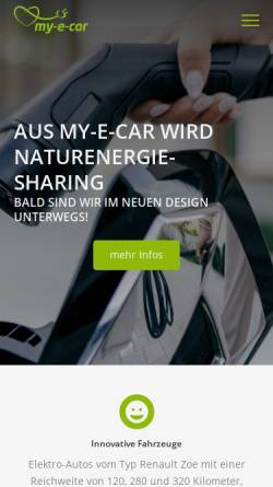 Vorschau der mobilen Webseite www.car-sharing-emmendingen.de, Mobil-Gemeinschaft Emmendingen e.V.