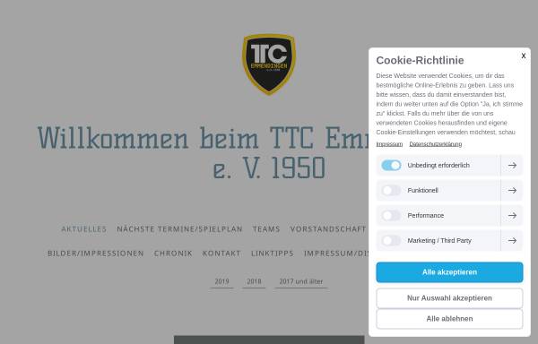 Vorschau von www.ttc-emmendingen.de, TTC Emmendingen 1950 e.V.