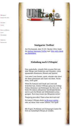 Vorschau der mobilen Webseite www.unitopia.de, UNItopia