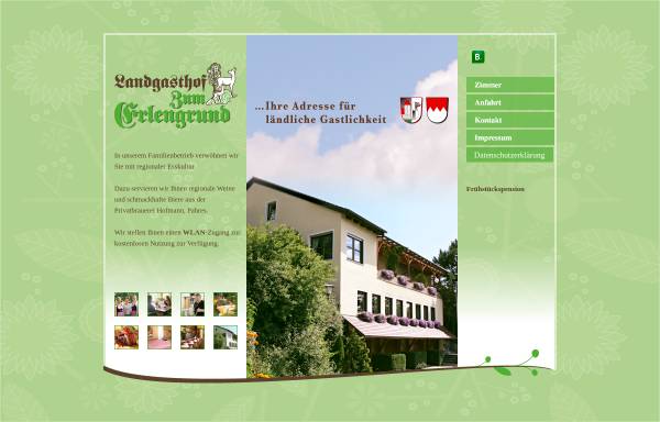 Vorschau von www.landgasthof-zum-erlengrund.de, Zum Erlengrund