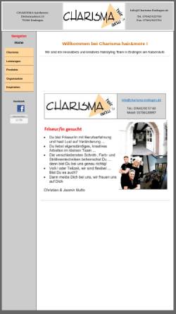 Vorschau der mobilen Webseite www.charisma-endingen.de, Charisma hair&more