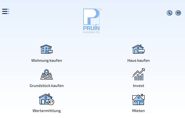 Vorschau von www.pruin.de, Pruin Immobilien KG