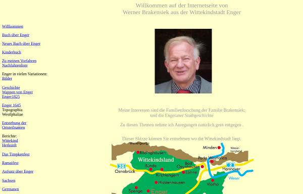Vorschau von www.werner-brakensiek.de, Werner Brakensiek über Enger