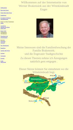 Vorschau der mobilen Webseite www.werner-brakensiek.de, Werner Brakensiek über Enger