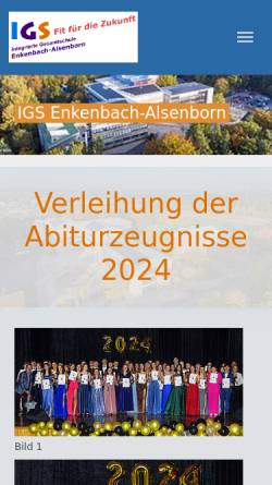 Vorschau der mobilen Webseite igs-enkenbach-alsenborn.de, Integrierte Gesamtschule Enkenbach-Alsenborn