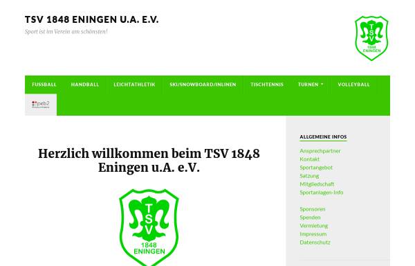 Vorschau von tsv-eningen.de, TSV 1848 Eningen u.A. e.V.