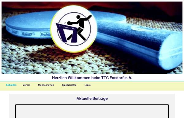Vorschau von ttc-ensdorf.de, TTC Tischtennisclub e.V.