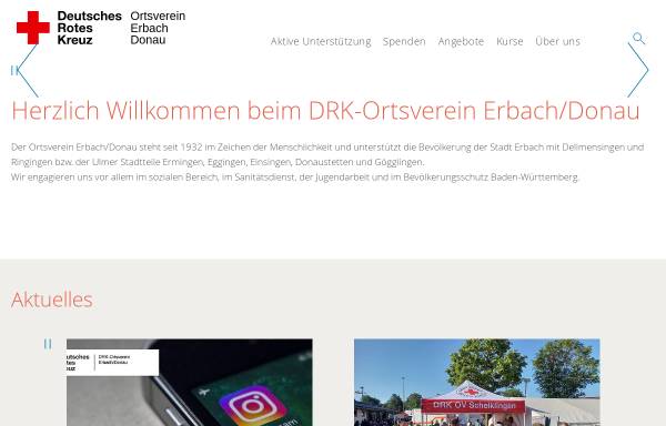 Vorschau von www.ov-erbach.drk.de, DRK Ortsverein Erbach