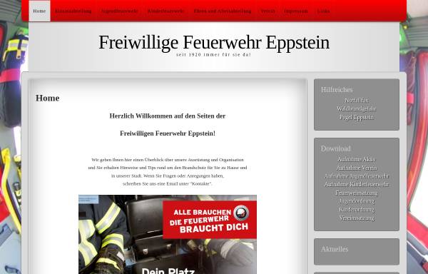 Vorschau von www.feuerwehr-eppstein.de, Freiwillige Feuerwehr Eppstein