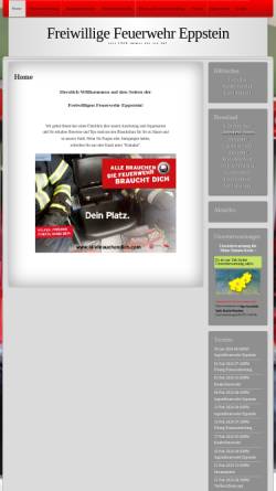 Vorschau der mobilen Webseite www.feuerwehr-eppstein.de, Freiwillige Feuerwehr Eppstein
