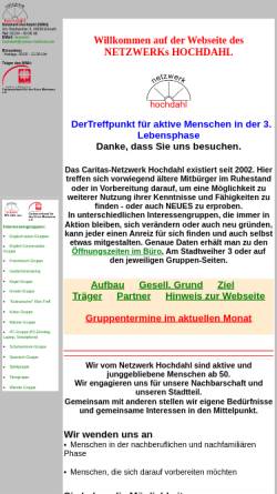 Vorschau der mobilen Webseite www.netzwerk-hochdahl.de, Netzwerk Hochdahl