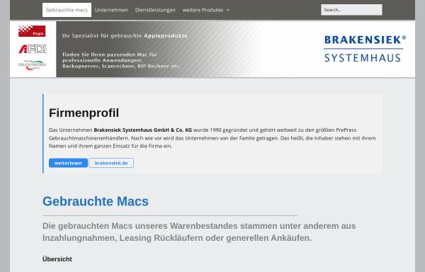 Vorschau von gebrauchtemacs.de, Brakensiek Systemhaus GmbH & Co. KG