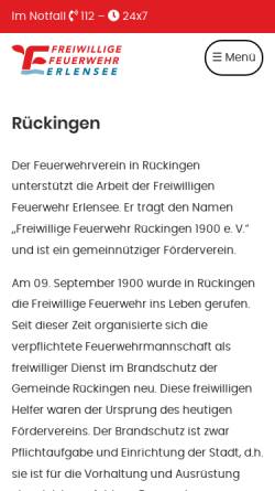 Freiwillige Feuerwehr Rückingen 1900 e.V.