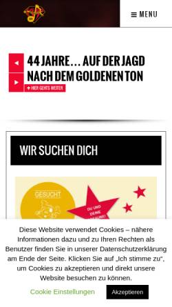 Vorschau der mobilen Webseite kinziggeister.de, Kinziggeister