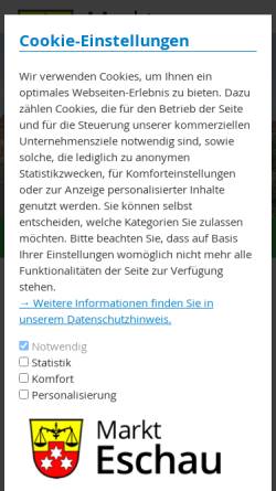 Vorschau der mobilen Webseite www.eschau.de, Eschau
