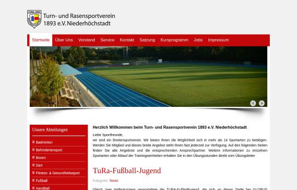 Vorschau von www.tura-ndh.de, Turn- und Rasensportvereins Niederhöchtadt 1893 e.V.