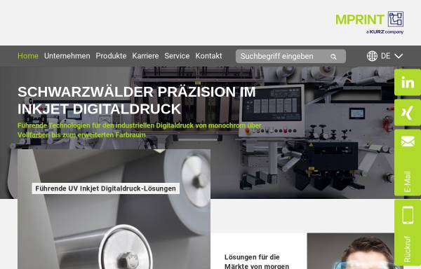 Vorschau von www.mprint.de, m print Morlock GmbH & Co. KG