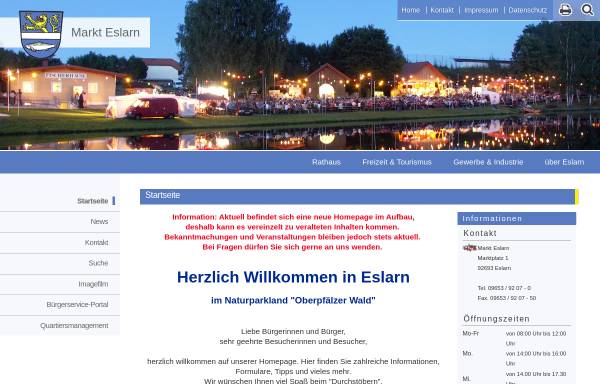 Vorschau von www.eslarn.de, Eslarn