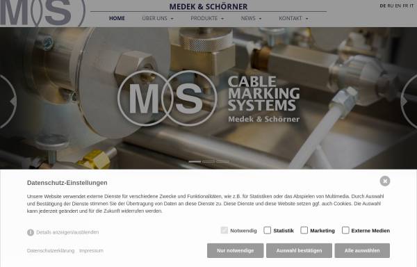 Vorschau von www.medek.at, Medek & Schörner GmbH