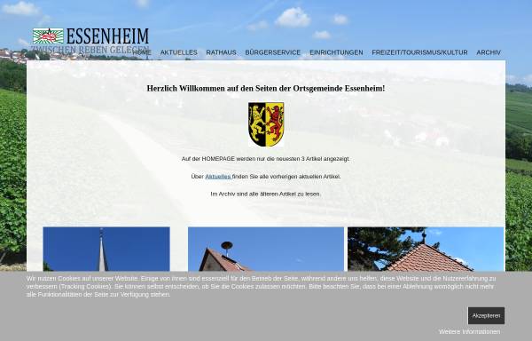 Vorschau von www.essenheim.de, Essenheim