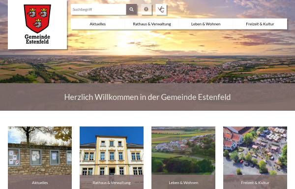 Vorschau von www.estenfeld.net, Verwaltungsgemeinschaft Estenfeld