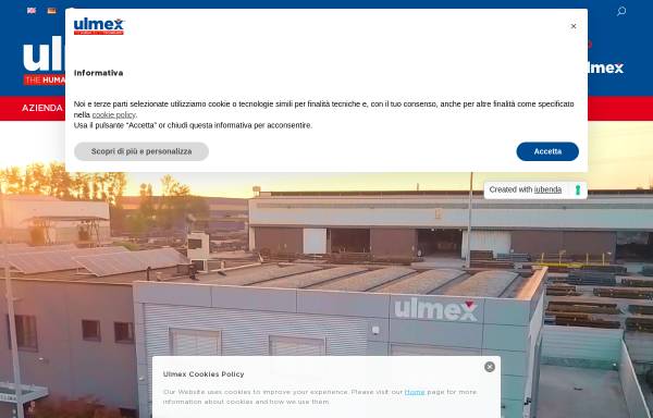 Vorschau von www.ulmex.com, Ulmex Industrie System GmbH & Co. KG