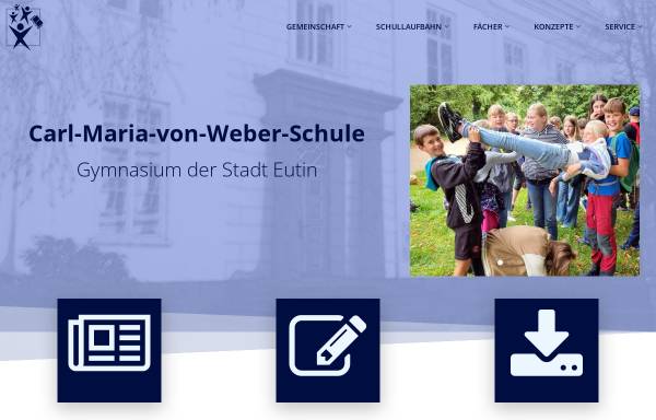 Vorschau von www.webergymnasium.de, Carl-Maria-von-Weber-Gymnasium