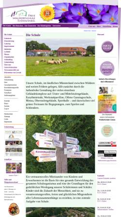Vorschau der mobilen Webseite www.waldorfschule-everswinkel.de, Waldorfschule Everswinkel