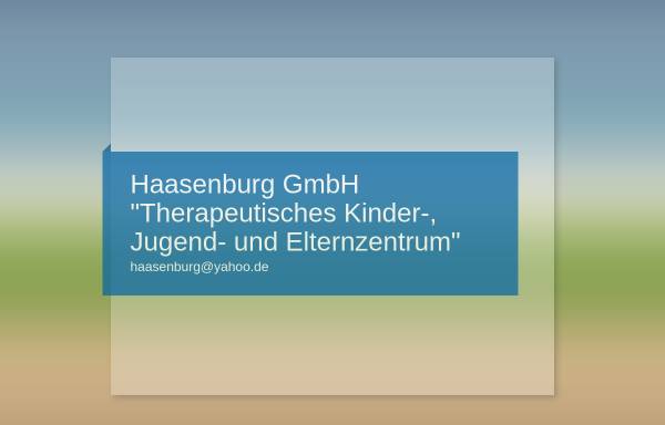 Vorschau von www.haasenburg.de, Therapeutisches Kinder- und Jugendheim 