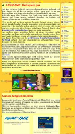 Vorschau der mobilen Webseite www.lexigame.de, Lexigame