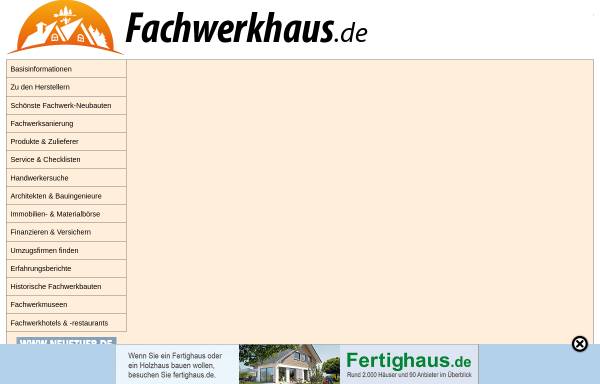Vorschau von www.fachwerkhaus.de, Fachwerkhaus.de
